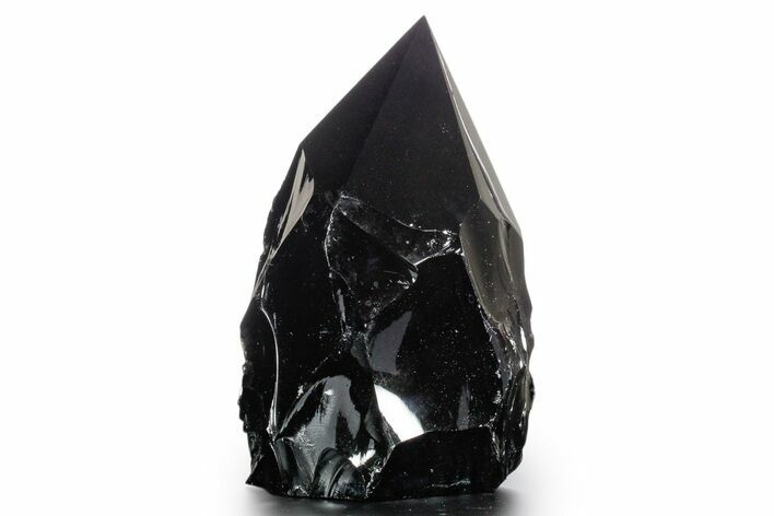 Free-Standing Polished Obsidian Point - Mexico #355062
